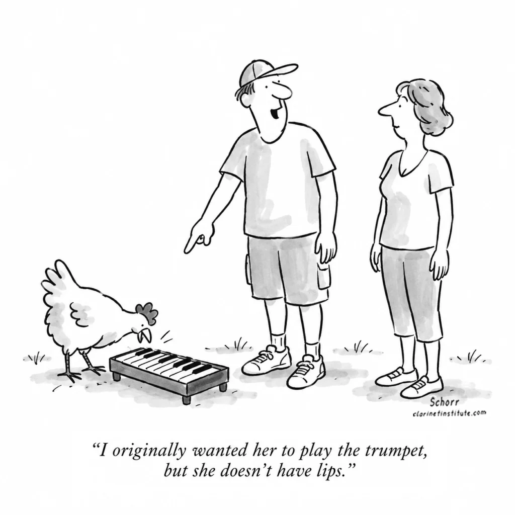 Why the Chicken Plays Piano