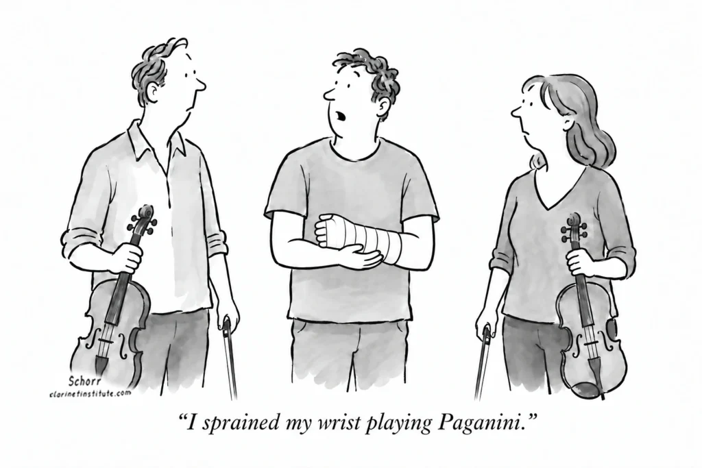 Perils of Playing Paganini