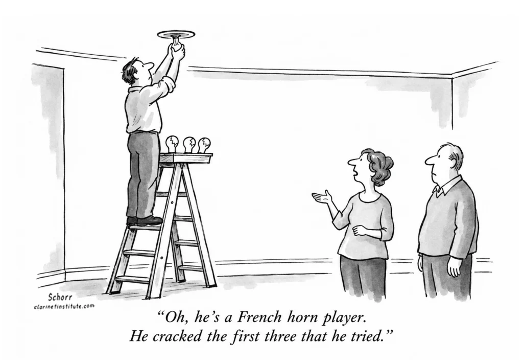 French Horn Player Light Bulb Joke